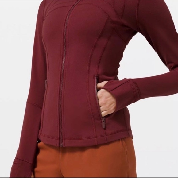 (NWT) Lululemon Define Jacket Luon in Red Merlot - Picture 4 of 9